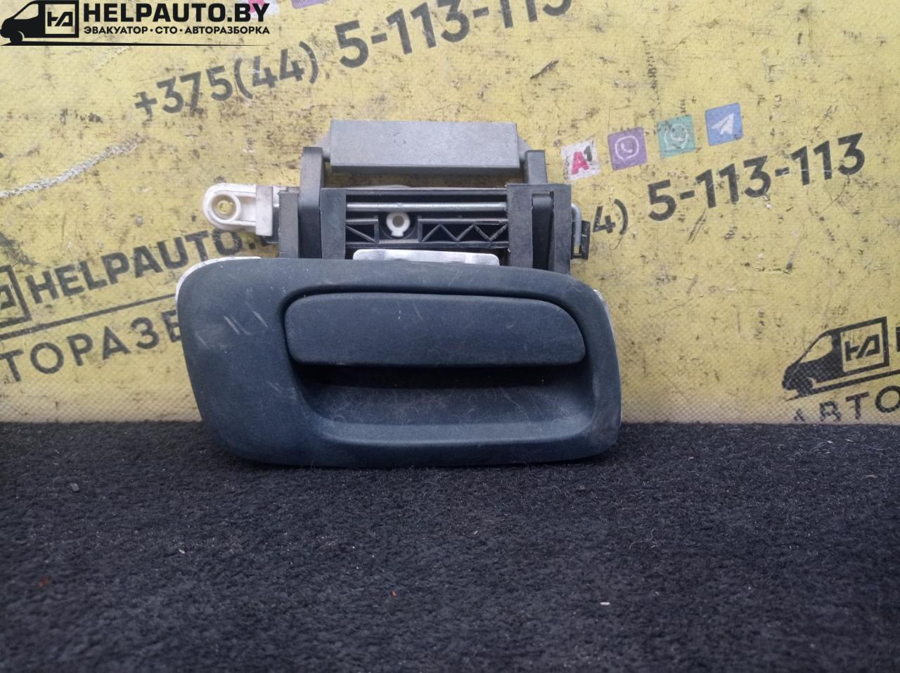 ручка наружная задняя правая Opel Zafira 1 поколение (A) 2002, 2.2 л., дизель, МКПП, синий, минивэн, передний привод - фото №1
