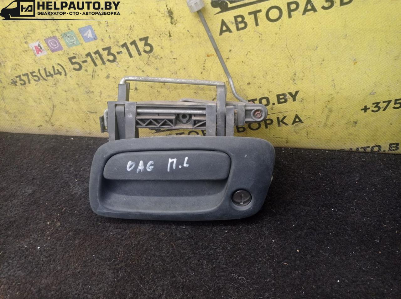 ручка наружная Opel Astra G 1998, 1.4 л., X 14 XE, бензин, МКПП, серебро, универсал, передний привод - фото №1