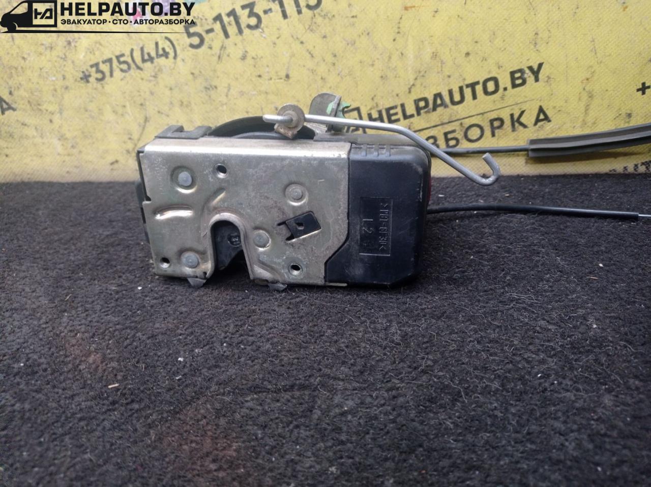 замок двери передней левой Opel Astra G 1998, 1.4 л., X 14 XE, бензин, МКПП, серебро, универсал, передний привод - фото №1