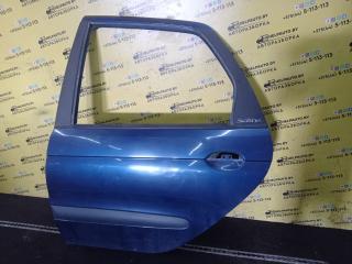 дверь задняя левая Renault Scenic 1 поколение 1997, 1.6 л., K7M 702, бензин, МКПП, синий, минивэн, передний привод