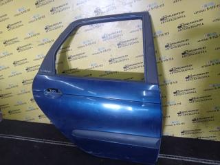 дверь задняя правая Renault Scenic 1 поколение 1997, 1.6 л., K7M 702, бензин, МКПП, синий, минивэн, передний привод