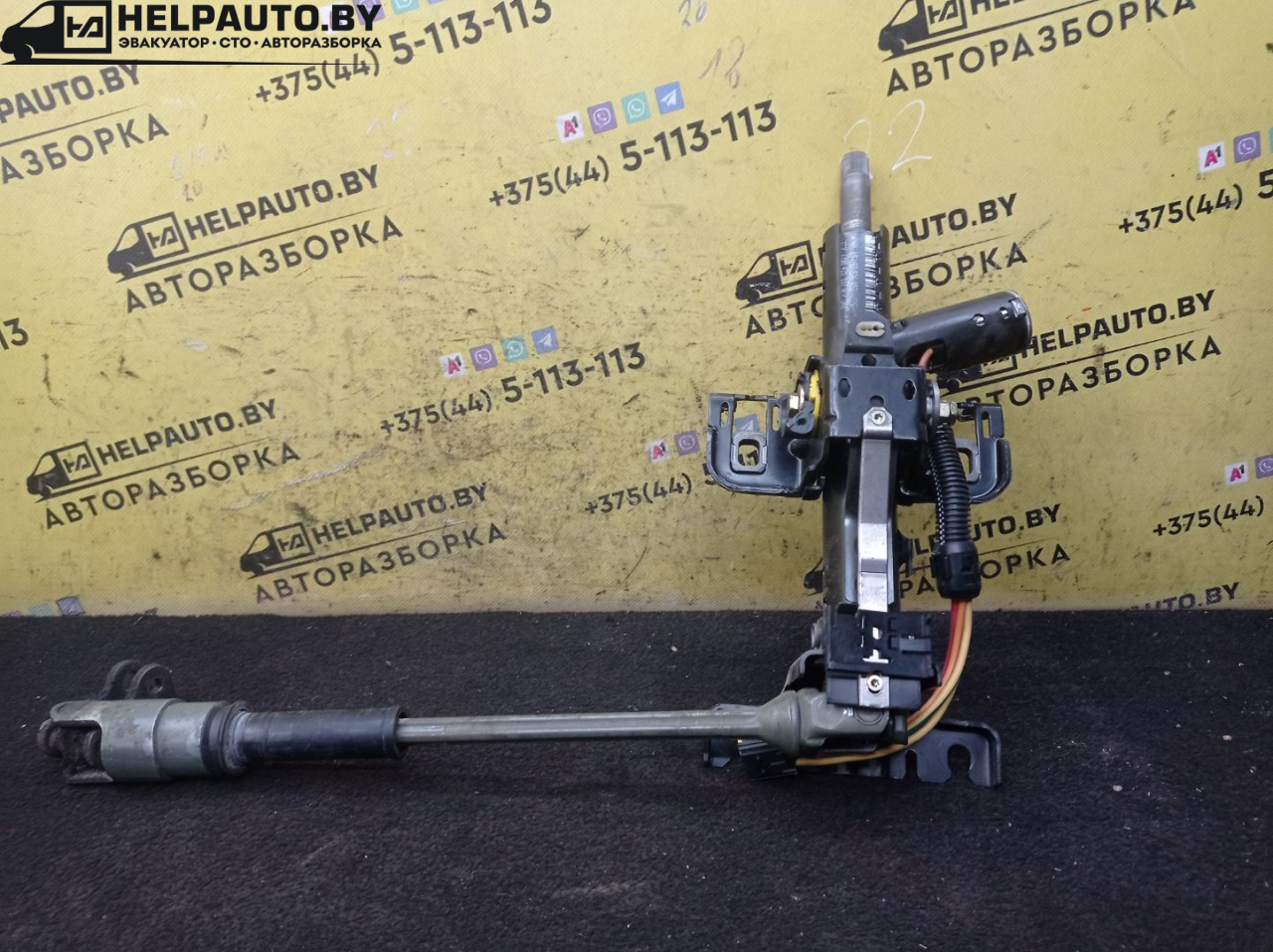 рулевая колонка Renault Scenic 1 поколение 1997, 1.6 л., K7M 702, бензин, МКПП, синий, минивэн, передний привод - фото №1