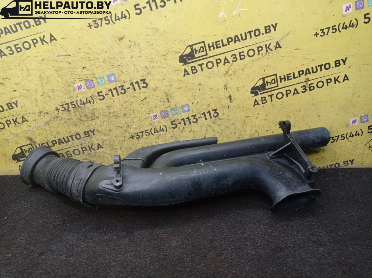 патрубок воздушного фильтра Opel Astra G 1998, 1.6 л., X 16 XEL, бензин, МКПП, зеленый, универсал - фото №1