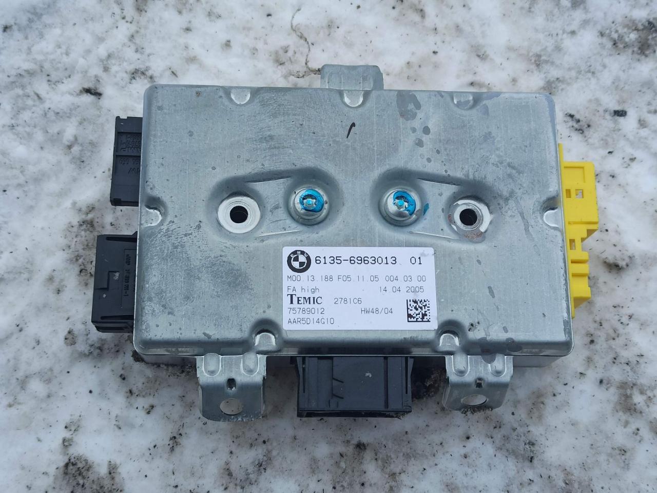 модуль управления двери BMW 5 серия E60/E61 2006, 3.0 л., N52 B30 A, бензин, АКПП, седан, 6963013 - фото №1