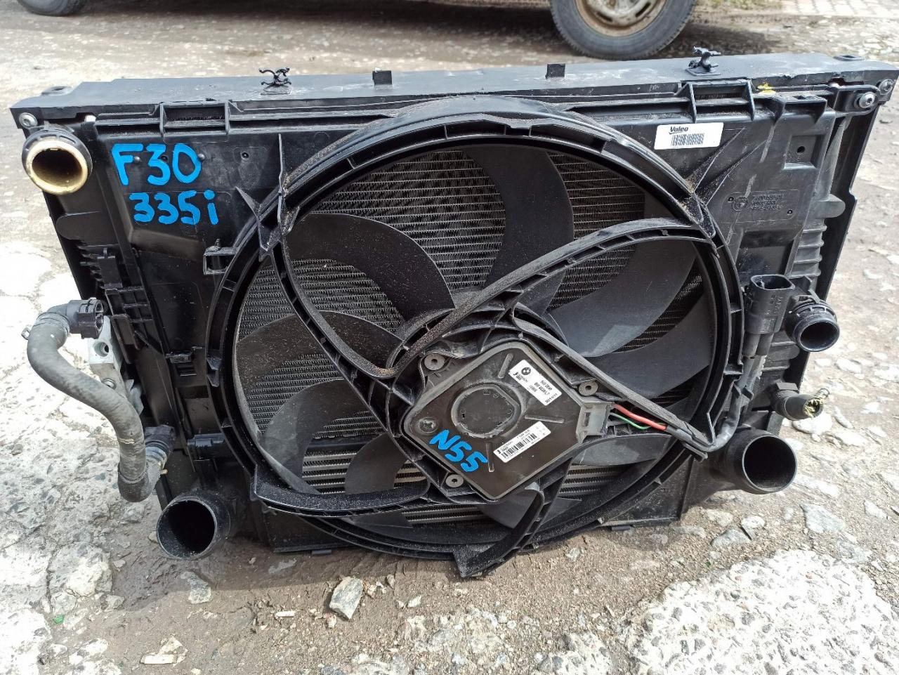 кассета радиаторов BMW 3 серия F30/F31/F34 F30 2012, 3.5 л., N55 B30 A, бензин, АКПП, седан, задний привод, 7608408, 7600559 - фото №1