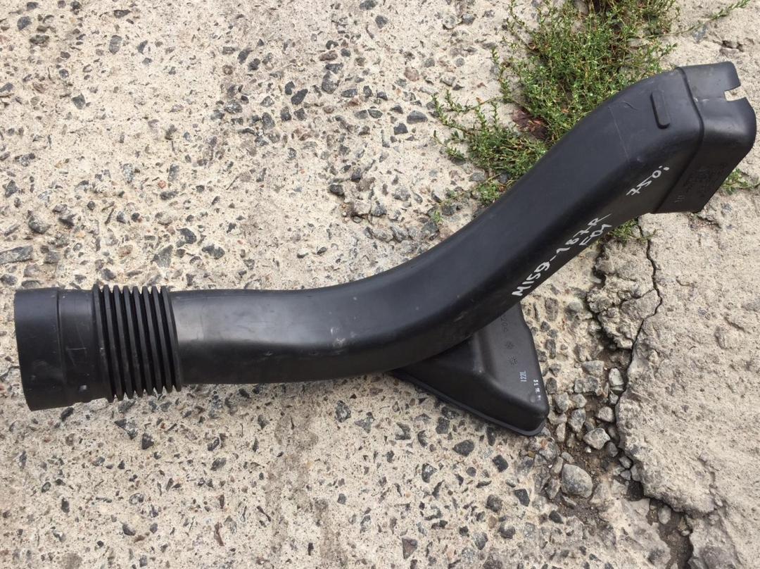 воздуховод ДВС (Вентиляционный канал) BMW 7 серия F01/F02 2010, 4.4 л., N63 B44 A, бензин, АКПП, черный, седан, 13717577472, 13717577471 - фото №1