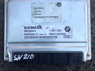 блок управления двигателем BMW 5 серия E60/E61 2004, 2.5 л., M54 B25 (256S5), бензин, АКПП, седан, 7541335, 7561381, 13617541335