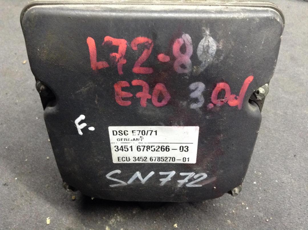 блок ABS BMW X5 E70 2009, 3.0 л., M57 D30 (306D3), дизель, АКПП, внедорожник 5 дв., 34516785266, 34526785266 - фото №1