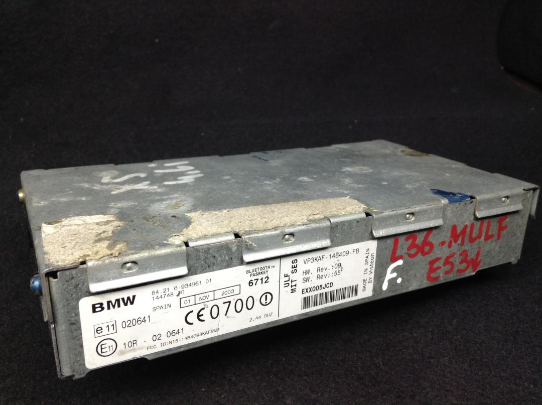 модуль громкой связи BMW X5 E53 2003, 4.6 л., M62 B46 (468S1), бензин, АКПП, внедорожник 5 дв., 6934961, 6927513 - фото №1