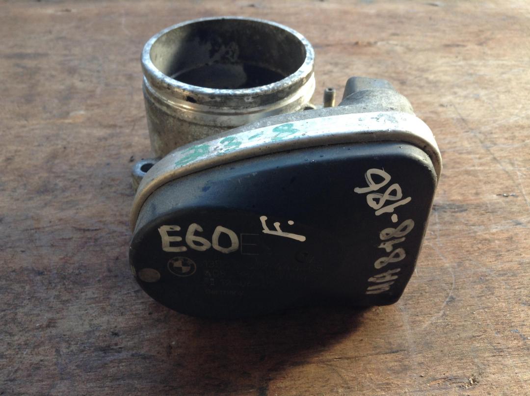 заслонка дроссельная BMW 5 серия E60/E61 2004, 2.5 л., M54 B25 (256S5), бензин, АКПП, седан, 7502444, 13547502444 - фото №1