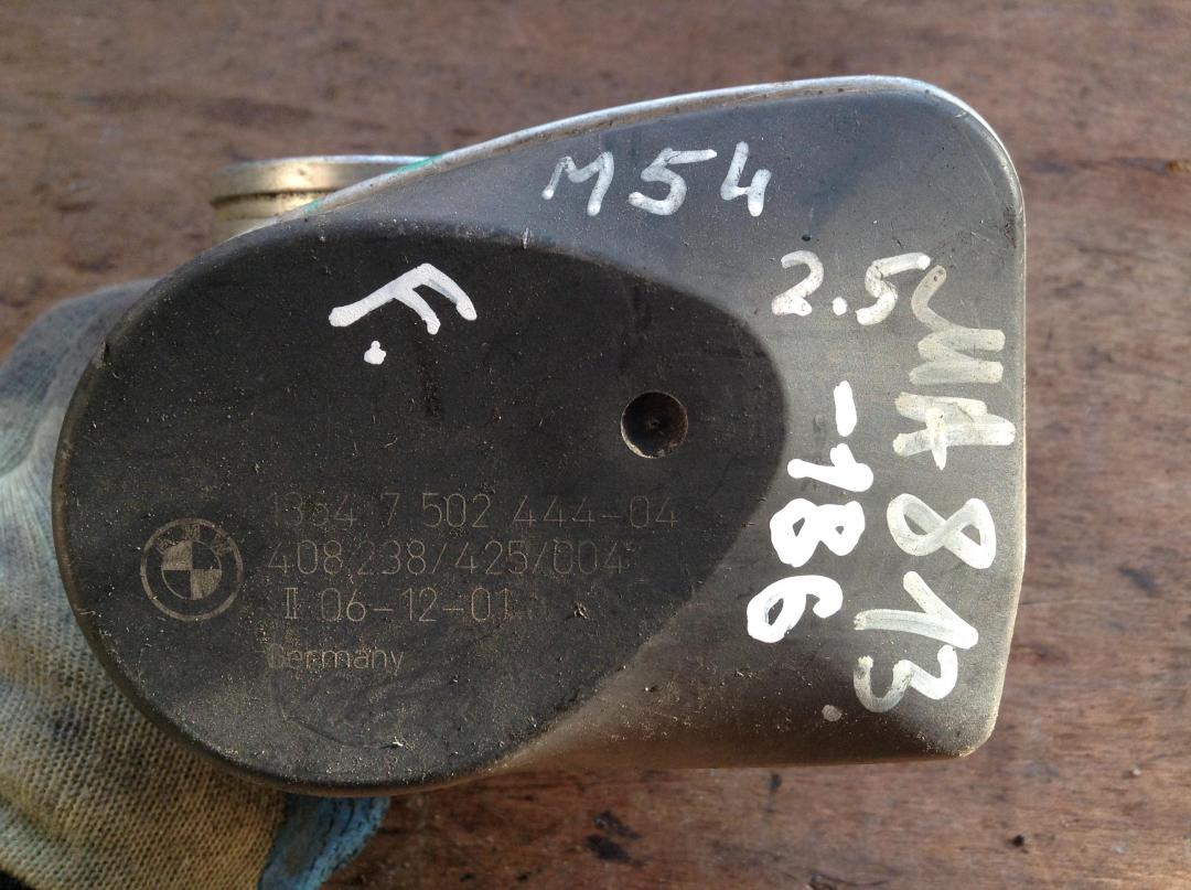 заслонка дроссельная BMW 5 серия E60/E61 2005, 2.2 л., M54 B22 (226S1), бензин, АКПП, седан, 7502444 - фото №1