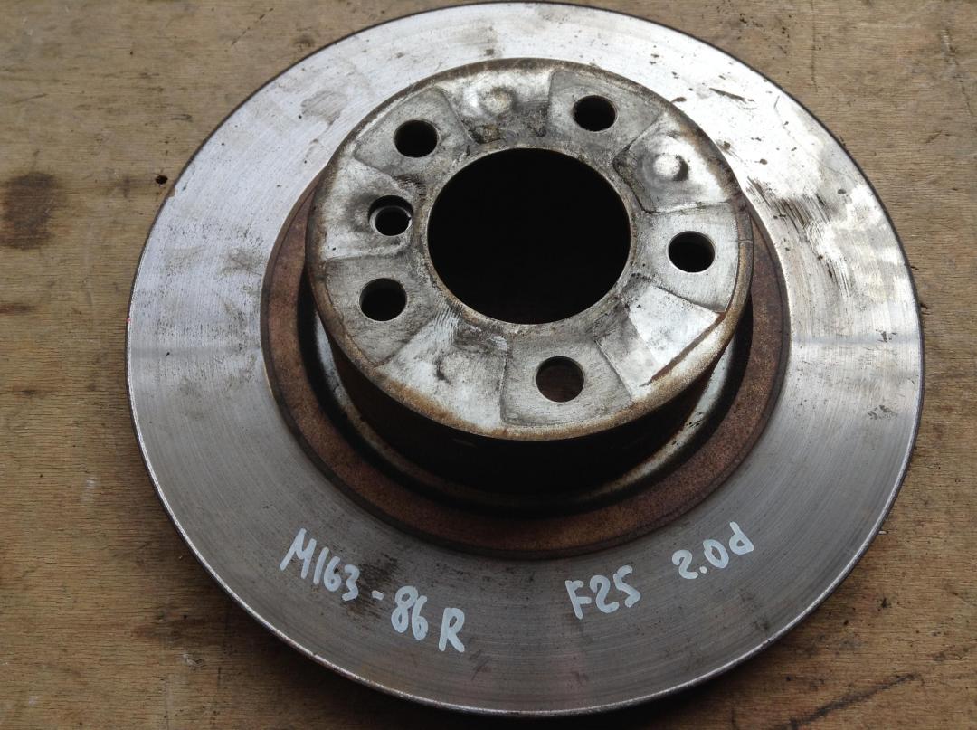 диск тормозной задний BMW X3 F25 2013, 2.0 л., N47 D20 C, дизель, АКПП, белый, внедорожник 5 дв., 6868936 - фото №1