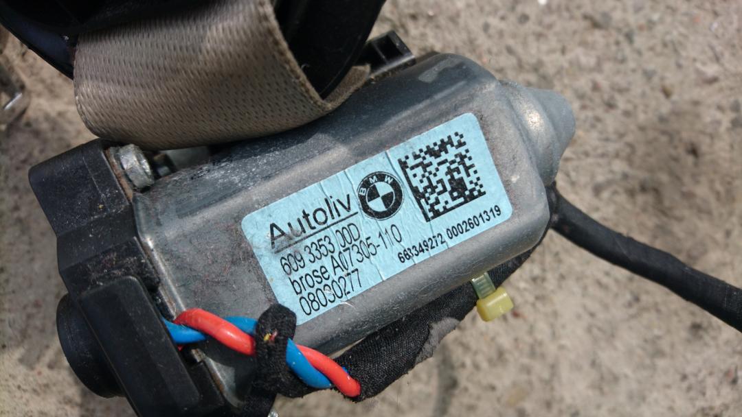 ремень безопасности BMW 7 серия F01/F02 2010, 4.4 л., N63 B44 A, бензин, АКПП, седан, 9164503 - фото №1