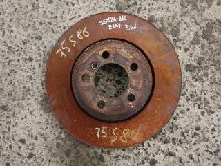 диск тормозной задний BMW 7 серия E65/E66/E67 [рестайлинг] 2007, 3.0 л., M57 D30 (306D3), дизель, АКПП, черный, седан, 6864054