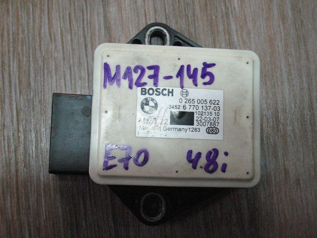 датчик ускорения BMW X5 E70 2007, 4.8 л., N62 B48 B, бензин, АКПП, черный, внедорожник 5 дв., 34526770137-03, 0265005622 - фото №1
