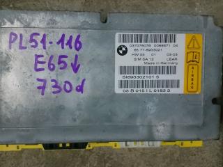 блок AirBag BMW 7 серия E65/E66/E67 2003, 3.0 л., M57 D30 (306D2), дизель, АКПП, седан, 65776933021, 037078076