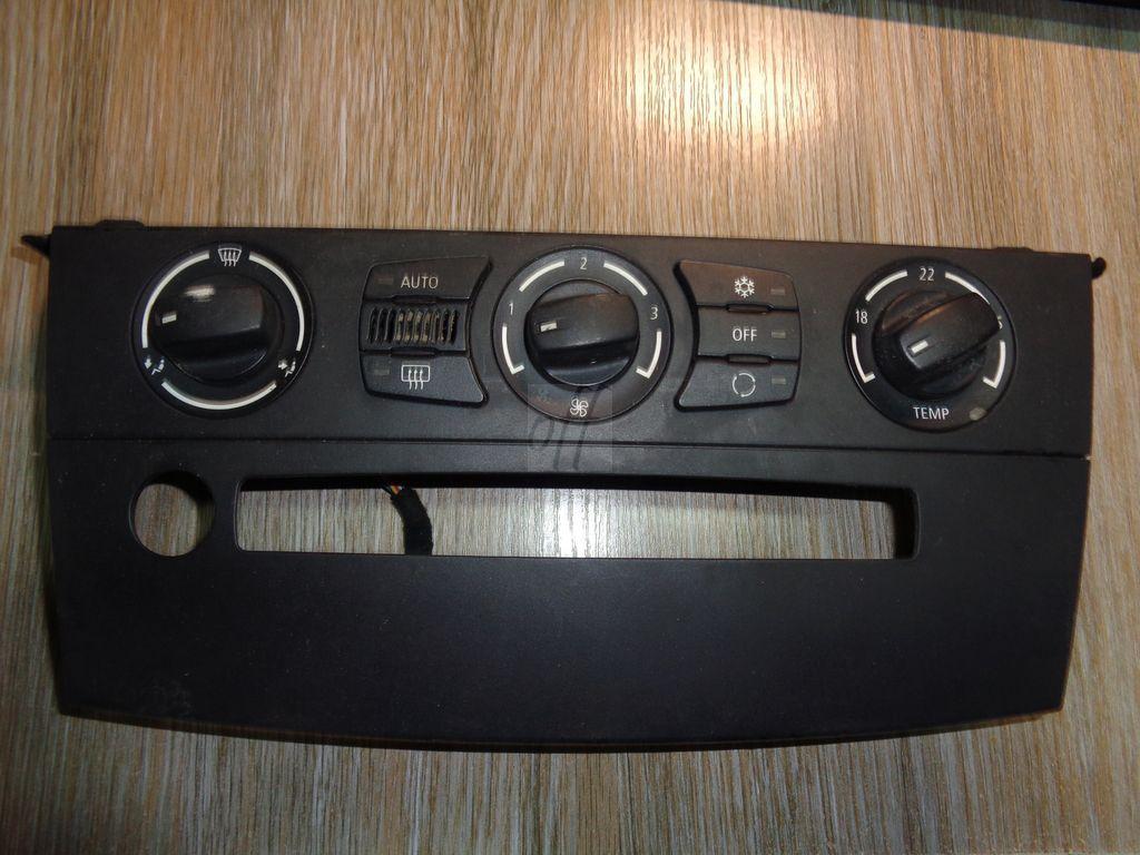 блок управления печки / климат-контроля BMW 5 серия E60/E61 2004, 2.5 л., M54 B25 (256S5), бензин, МКПП, синий, универсал, 64116946979 - фото №1