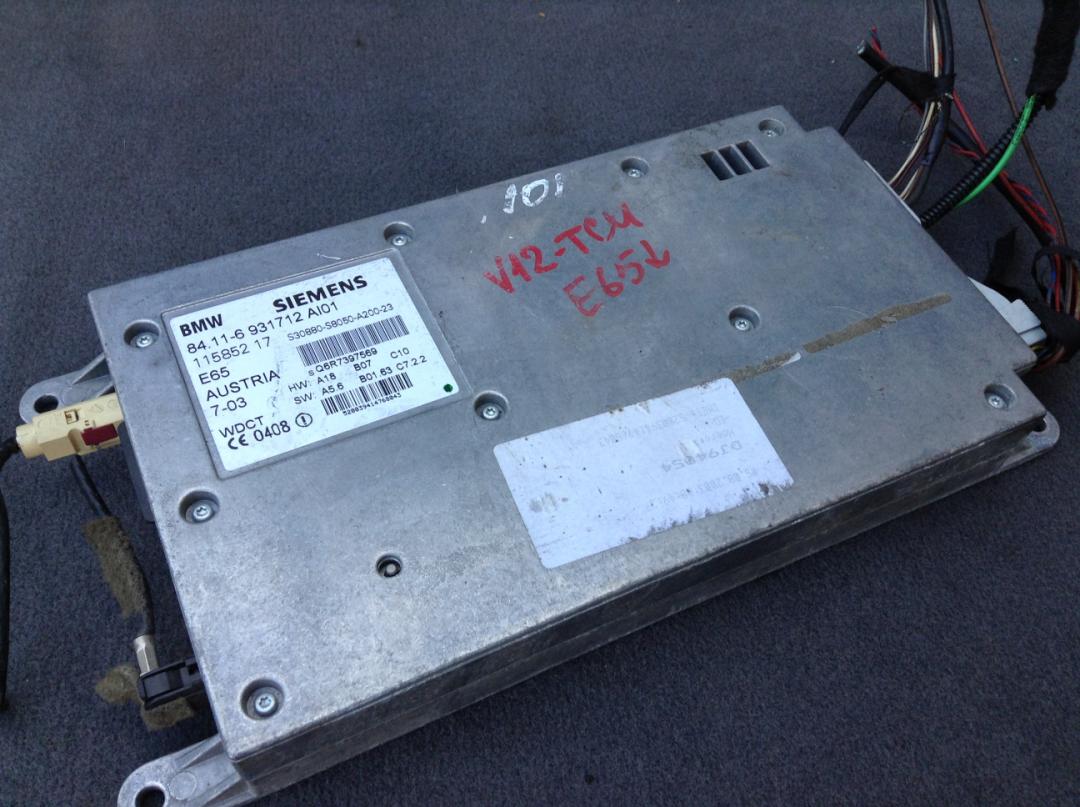 Блок управления телематика BMW 7 серия E65/E66/E67 2002, 4.4 л., бензин, АКПП, седан, 6931712 - фото №1