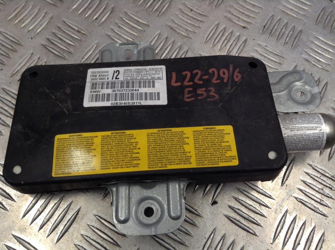 подушка безопасности дверная BMW X5 E53 2001, 4.6 л., M62 B46 (468S1), бензин, АКПП, внедорожник 5 дв., 3723304 - фото №1