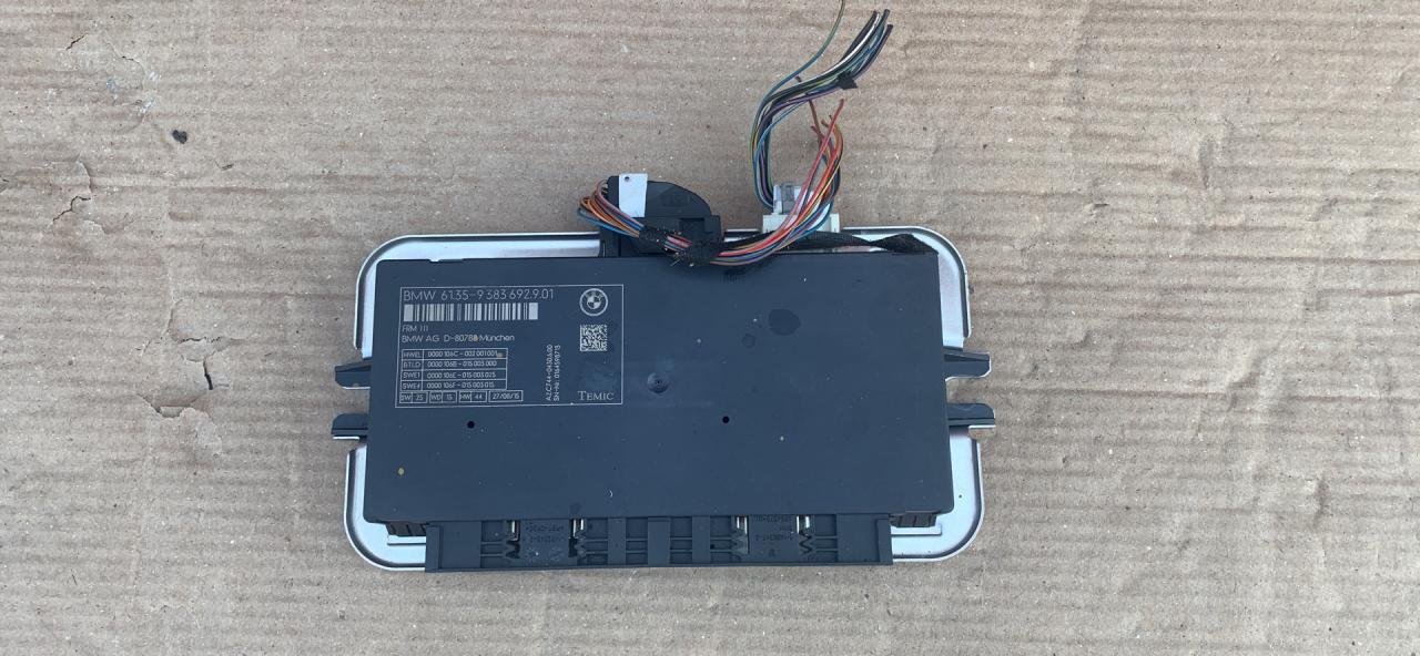 блок управления светом BMW 5 серия F07/F10/F11 F10 2010, 3.5 л., N55 B30 A, бензин, 9383692 - фото №1