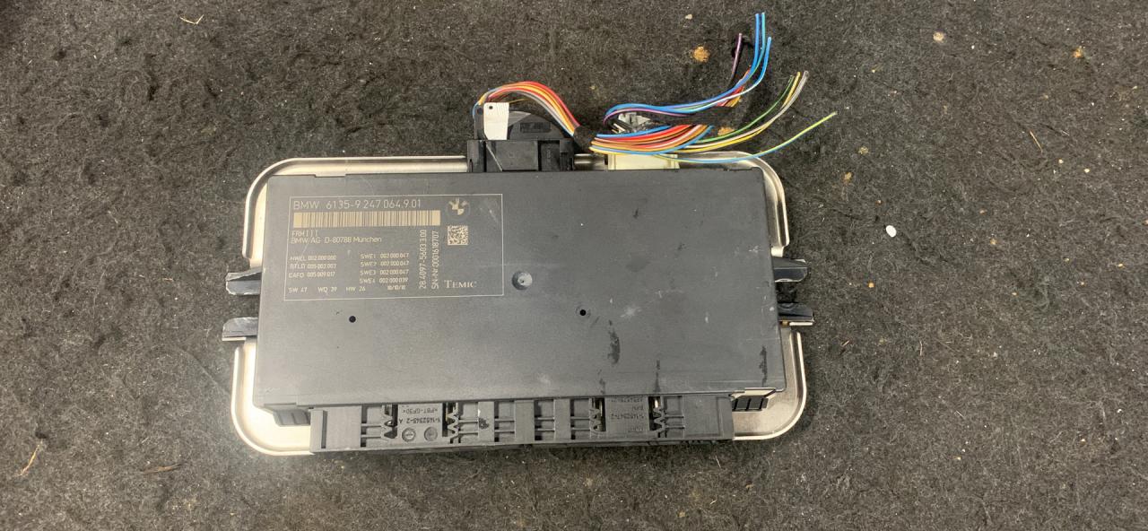 блок управления светом BMW 5 серия F07/F10/F11 2010, 3.5 л., N55 B30 A, бензин, 9247064 - фото №1