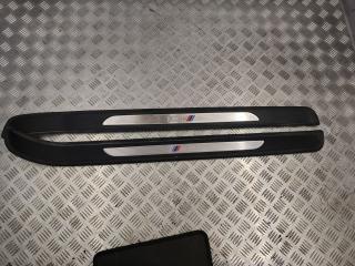 комплект накладок на пороги (внутренние) BMW 3 серия E90/E91/E92/E93 [рестайлинг] 2008, 4.0 л., S65 B40 A, бензин, АКПП, темно-синий, кабриолет, 7900775, 7900776