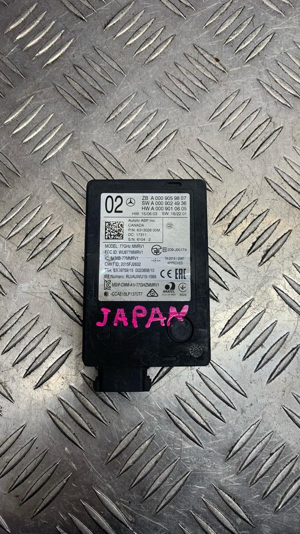 датчик мертвых (слепых) зон Mercedes-Benz E-Класс W213/S213/C238/A238 2018, A0009059807, 0009024936, A0009010605 - фото №1