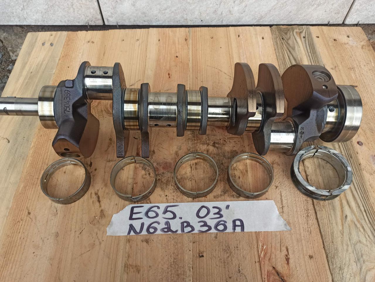 коленвал BMW 7 серия E65/E66/E67 2004, 3.6 л., N62 B36, бензин, 7504389 - фото №1