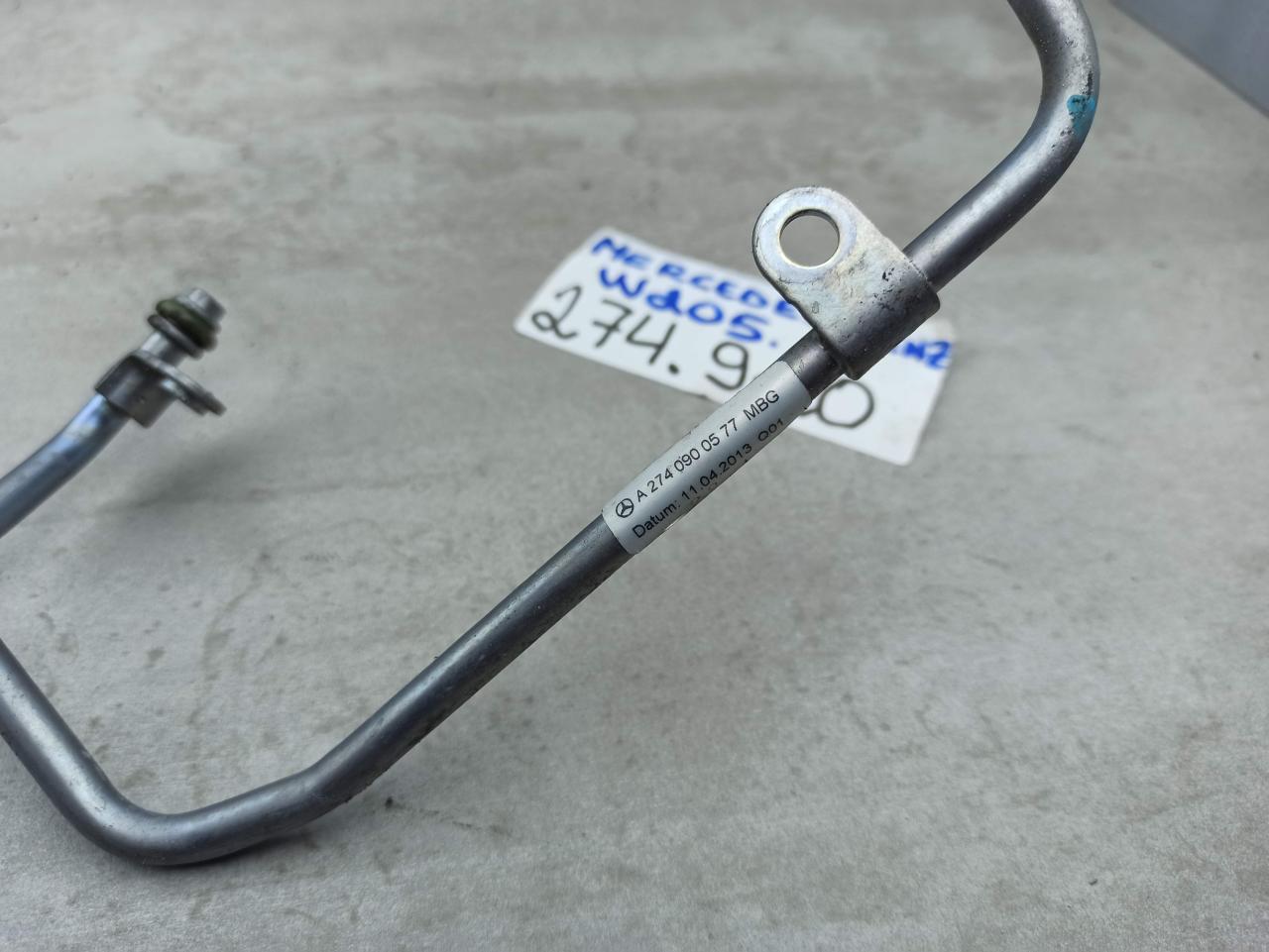 трубка охлаждающей жидкости Mercedes-Benz C-Класс W205/S205/C205 2014, 2.0 л., M 274.920, бензин, A2740900577 - фото №1