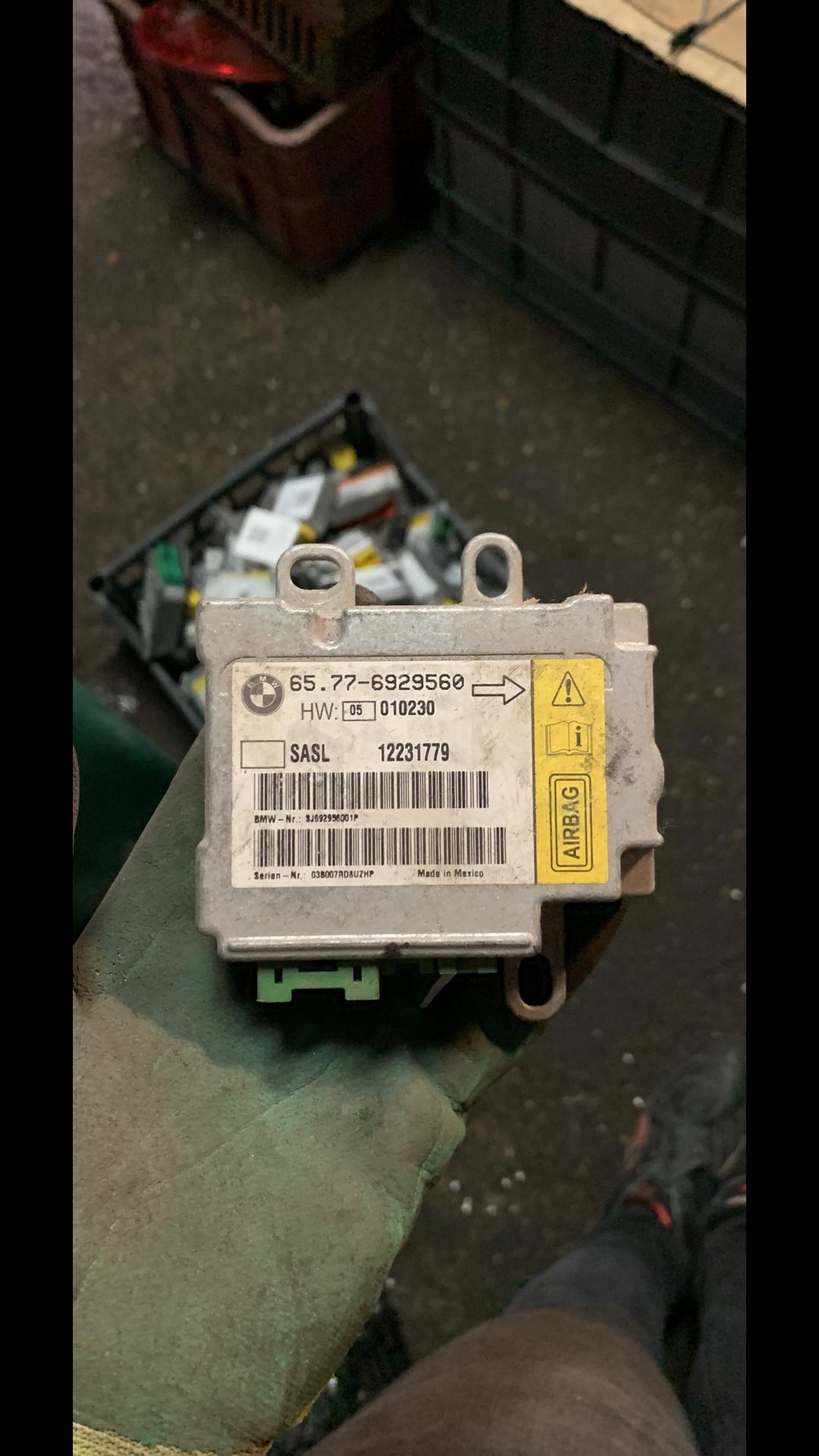 блок AirBag BMW 7 серия E65/E66/E67 2003, 65776929560, 6929560 - фото №1