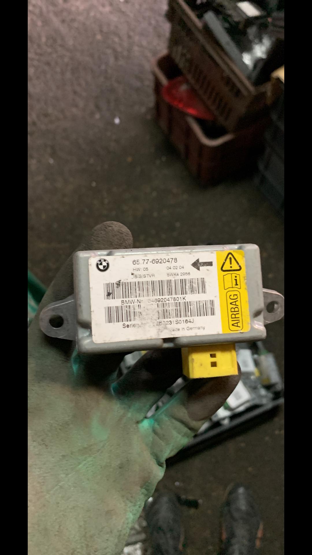 блок AirBag BMW 7 серия E65/E66/E67 2002, 65.77-6920478, 6920478 - фото №1