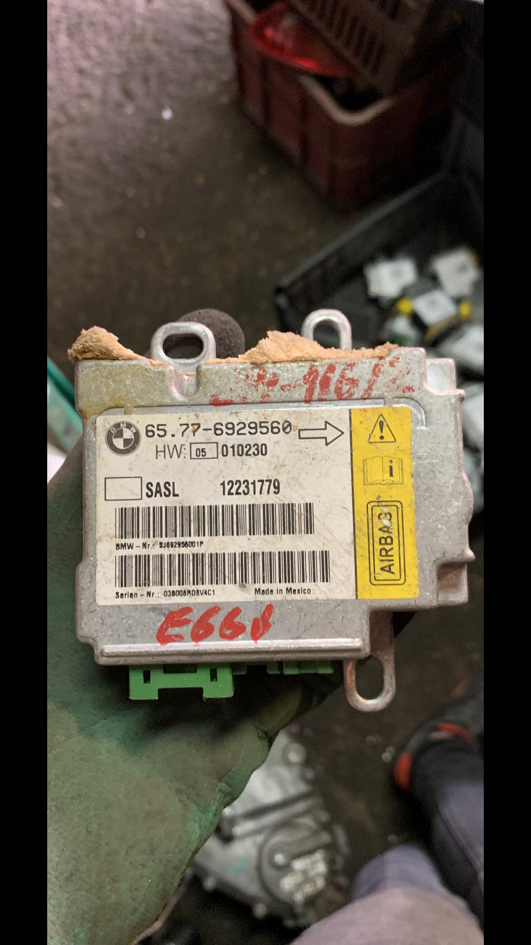 блок AirBag BMW 7 серия E65/E66/E67 2003, 65776929560, 6929560 - фото №1