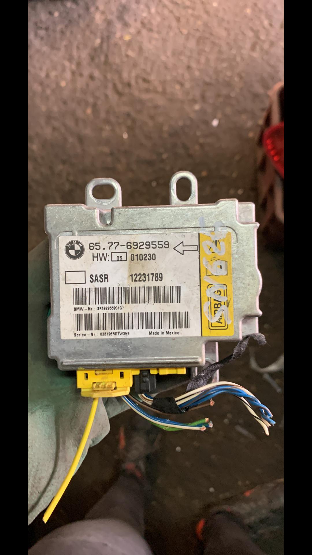 блок AirBag BMW 7 серия E65/E66/E67 2003, 4.4 л., бензин, АКПП, седан, 6929559, 65776929559 - фото №1