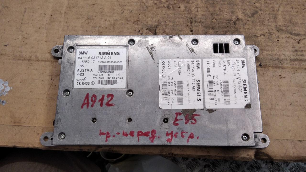 Блок управления телематика BMW 7 серия E65/E66/E67 2002, 4.4 л., бензин, АКПП, седан, 6931712 - фото №1