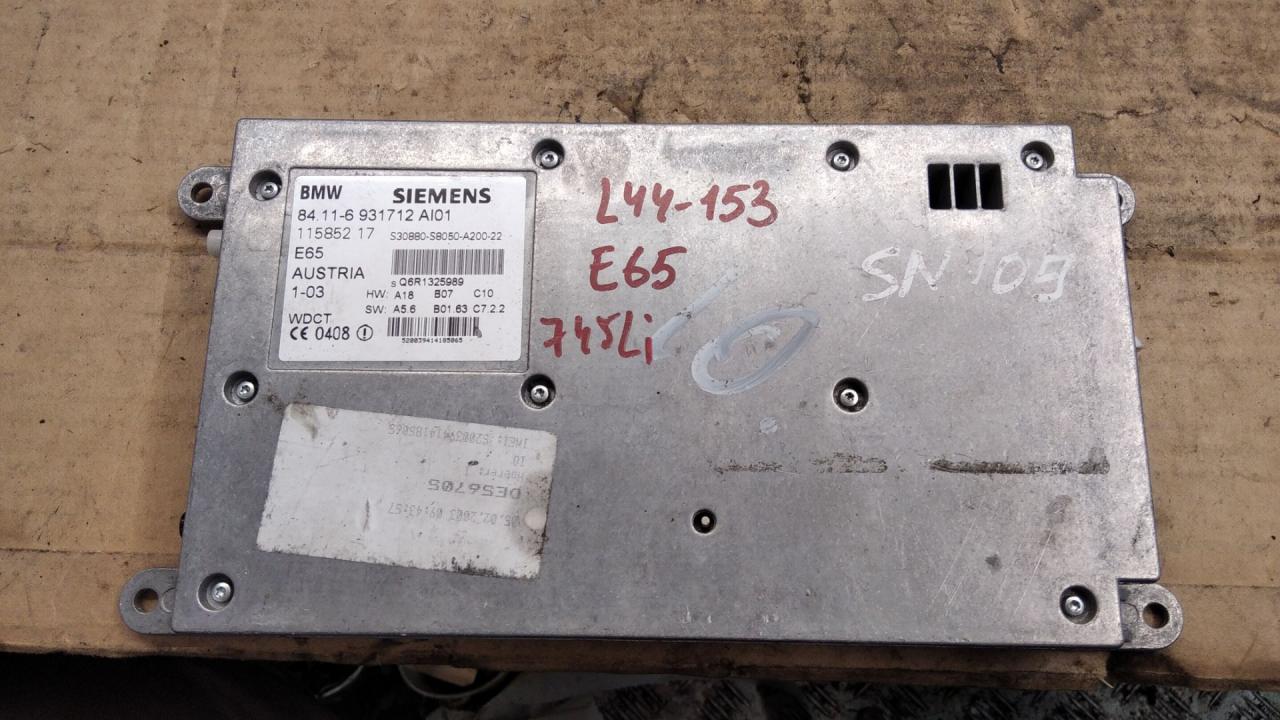 Блок управления телематика BMW 7 серия E65/E66/E67 2002, 4.4 л., бензин, АКПП, седан, 6931712 - фото №1