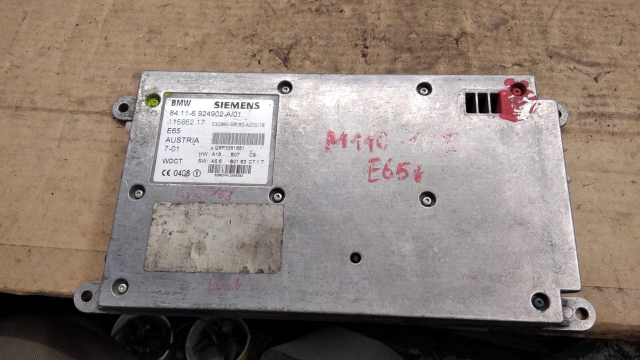 Блок управления телематика BMW 7 серия E65/E66/E67 2002, 4.4 л., дизель, АКПП, седан, 6924902 - фото №1