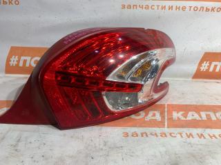 фонарь задний правый Peugeot 208 1 поколение 2013, 1.6 л., 5f01(EP6), бензин, АКПП, kuc, хетчбэк 5 дв., передний привод